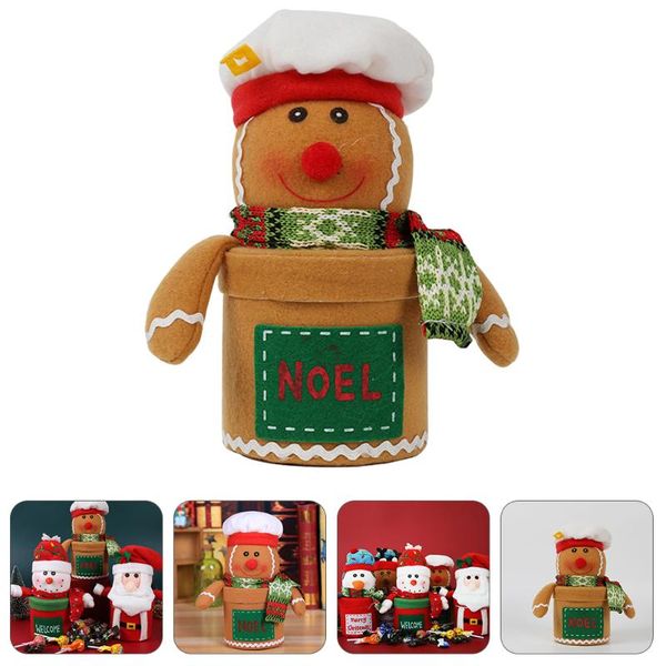 

gift wrap 1pc christmas box gingerbread man shaped candy party favor