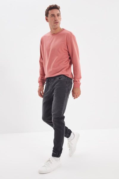 

men's jeans trendyol men 's relax fit jogger tmnaw22je0057, Blue