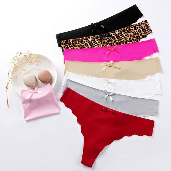 

women's panties women g-string underwear ladies fashion seamless bikini lingerie t-back low waist female thong 4/5pcs, Black;pink