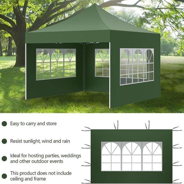 

shade 2*3m waterproof rainproof gazebo marquee tarpaulin awning sunshade sun sail for outdoor garden party camping bbq tent