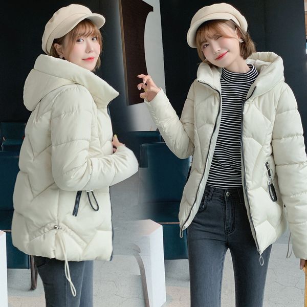 

women's jackets female hooded cotton jacket, warm hoodie plus size 6xl 1bcr, Black;brown