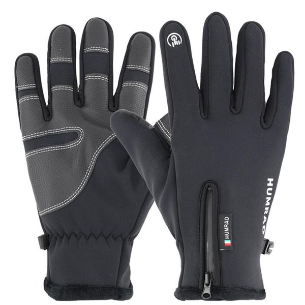 

men winter riding gloves plus velvet thicked warm touch screen gloves outdoor ski motorcycle waterproof non-slip gloves ld71201