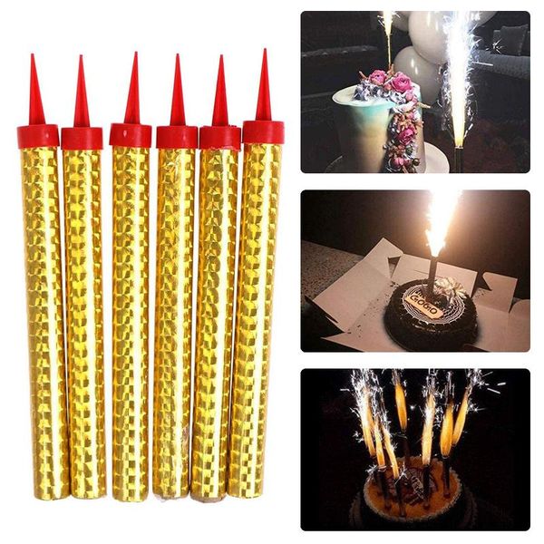 

birthday candles attractive cake decoration candle golden wedding party
