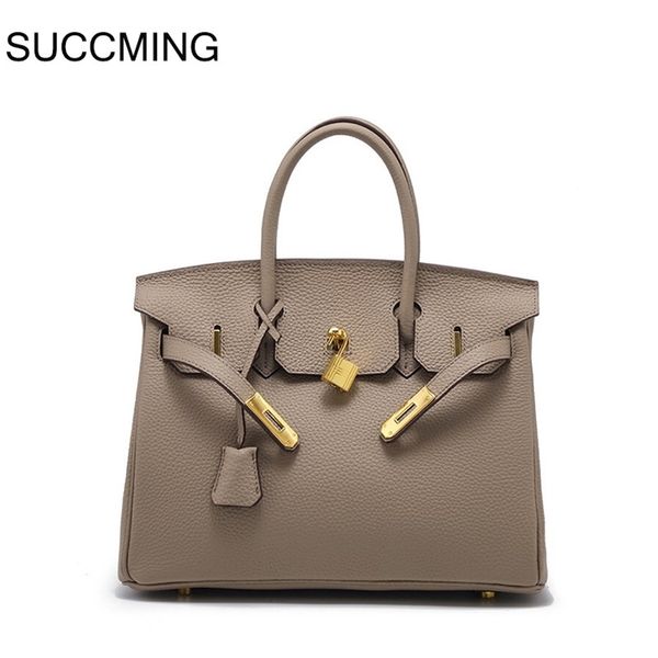 

outlet herme h lychee pattern real leather bag leather kellys bag large capacity togo leather women's bag one shoulder stor wan