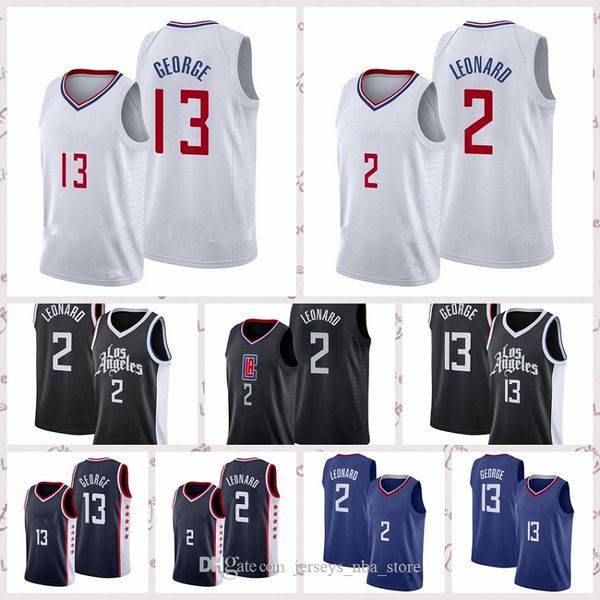 

2021 men's premium basketball jersey 2 kawhi paul 13 leonard vintage george 45 donovan chris 3 pauls retro suture, Black;red