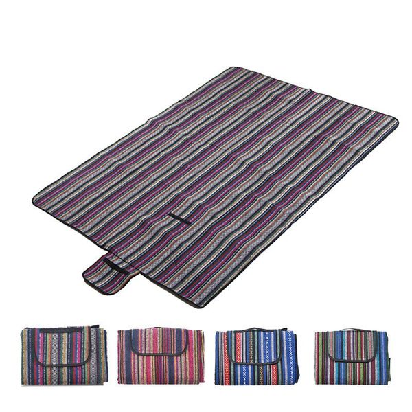 

outdoor pads 150 x 200cm waterproof national wind picnic mat cotton-polyester park recreation baby game pad