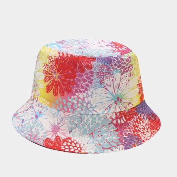 

pattern style luxury bucket hats women fashion brand designer basin hat cotton sun cap black outdoor travel 2021 wide brim, Blue;gray