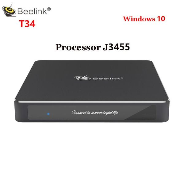 

beelink t34 windows 10 mini pc intel processor j3455 8gb 256gb 4k media player 2.4g&5.8g wifi bt4.0 windows10 gemini min t45 pcs