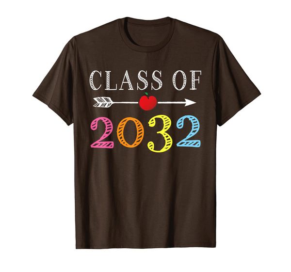 

class of 2032 grow with me kindergarten first day of school t-shirt, White;black