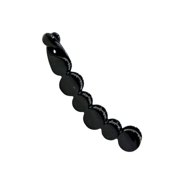 

hair clips 1pc large banana clip toothed ponytail holder strong tension claw clamp (black)