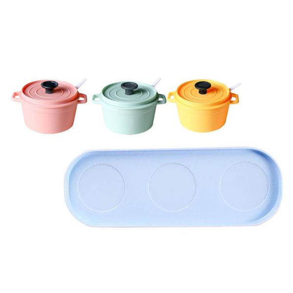 

storage bottles & jars 1 set creative seasoning boxes delicate condiment cases canisters
