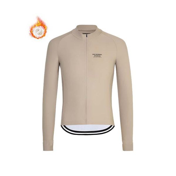 

racing jackets 2021 product pns winter warm fleece jersey bike suit, Black;red