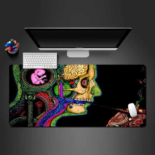 

mouse pads & wrist rests personal pad invincible bloody game player slippery large table mat computer accessories to gaming