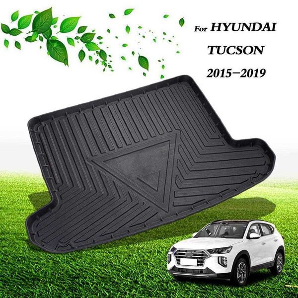

boot liner cargo floor mat rear trunk tray carpets for hyundai tucson 2015-onwards