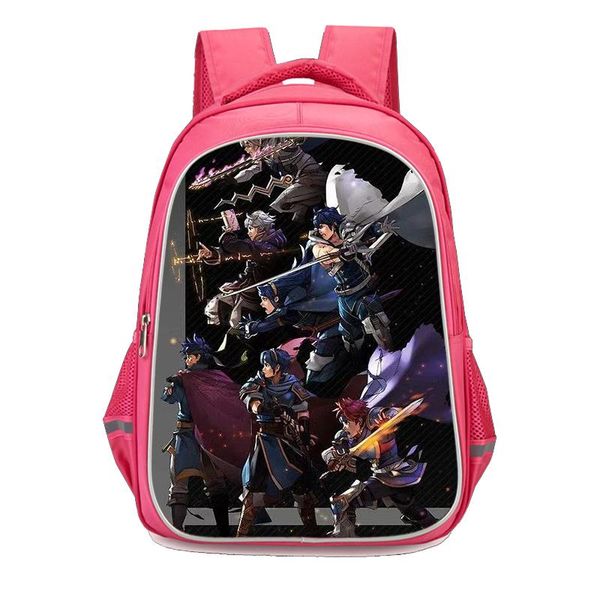 

orthopedic girls backpack for school byleth print bags children primary grade 1-5 kids bag