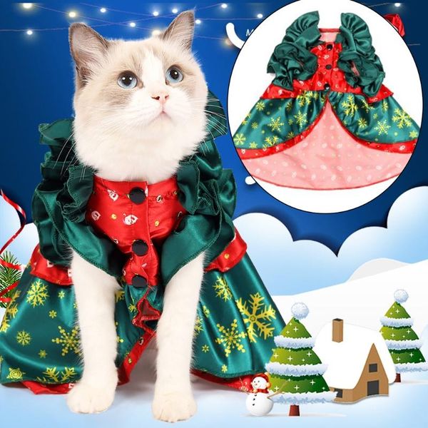 

cat costumes 50lf cute dog puppy christmas santa warm coat performance costume party funny cosplay clothing accessorie