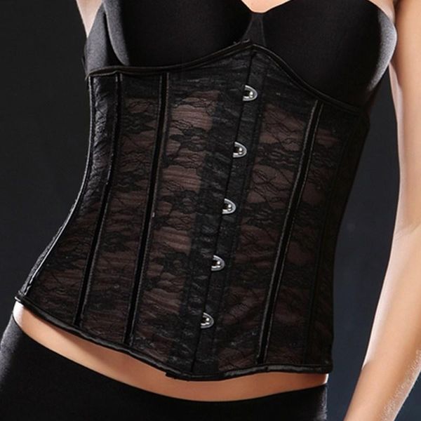 

women's shapers women waist trainer corset vest for weight loss sport body shaper workout underbust cincher steel boned tummy shapewea, Black;white