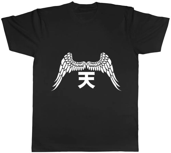 

angel and heaven mens womens ladies t-shirt, White;black