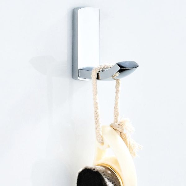 

vintage brass hook single towel robe clothes hanger for bath kitchen el sundries storage organizer, wall mounted hooks & rails