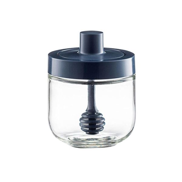 

storage bottles & jars glass spice box spoon and lid integrated jar seasoning kitchen supplies bottle salt shaker oil set
