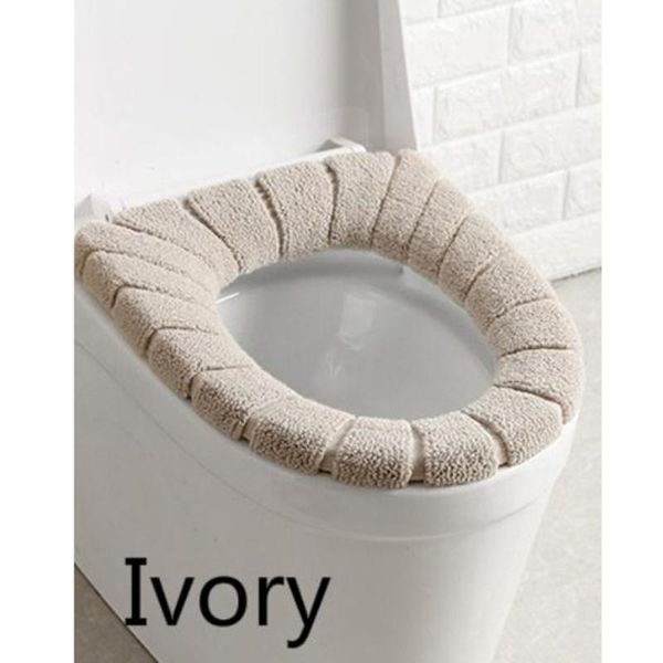 

toilet seat covers soft velvet cover washable winter bathroom filling warming mat pad cushion cleaning