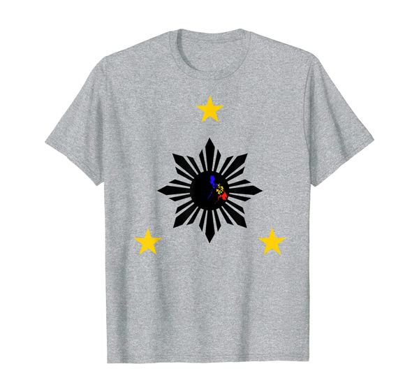 

filipino heritage tee shirt - philippine islands, White;black