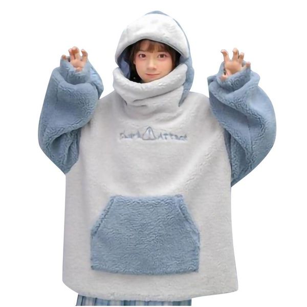 

women's hoodies & sweatshirts oversized hooded trendy full cap aesthetic 3d stitching casual loose pullover tracksuits, Black