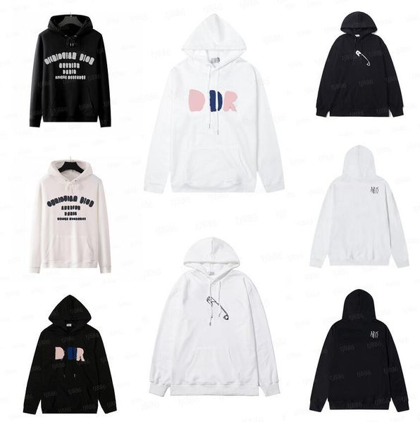 

brand hoodie designer classic fashion luxury long sleeve sweatshirt hooded pullover clothing multicolor cot, Black