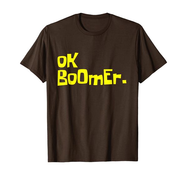 

funny ok boomer meme millennial t-shirt, White;black