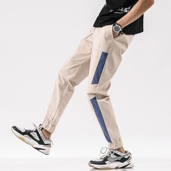 

men pants 2021 hip hop joggers men casual pants streetwear man sweatpants harajuku mens pants, Black