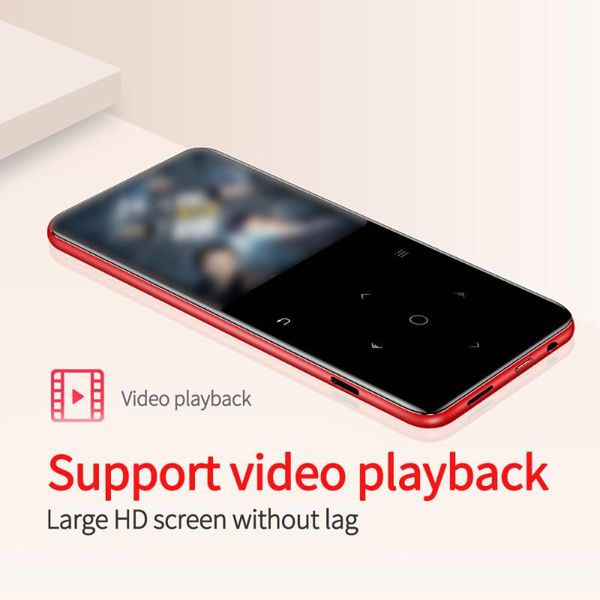

portable music player record video playback 8g bluetooth mp4 2.4 inch large curved screen fm radio time display calendar mp3 & players