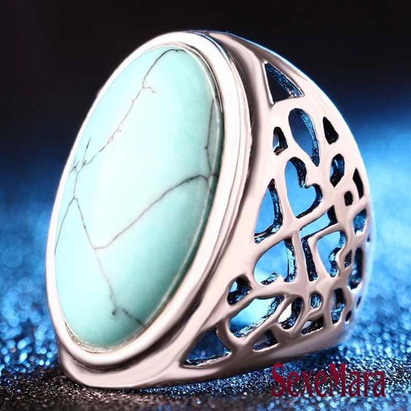 

wedding rings 2021 punk luxury retro ring silver color jewelry for women vintage costume anillos mujer jz217 masonic, Slivery;golden