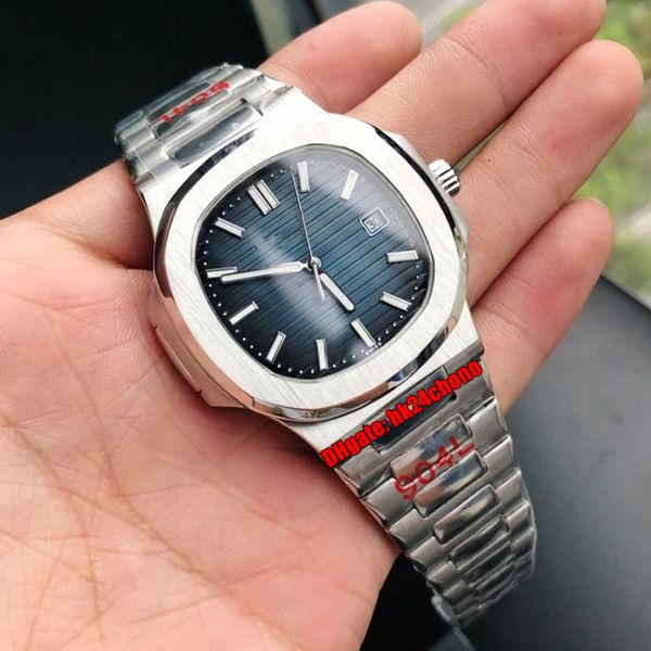 

18 styles watches gdf 40mm nautilus 5711/1a 010 miyota 8215 automatic mens watch blue dial stainless steel bracelet gents sports wristwatche, Slivery;brown