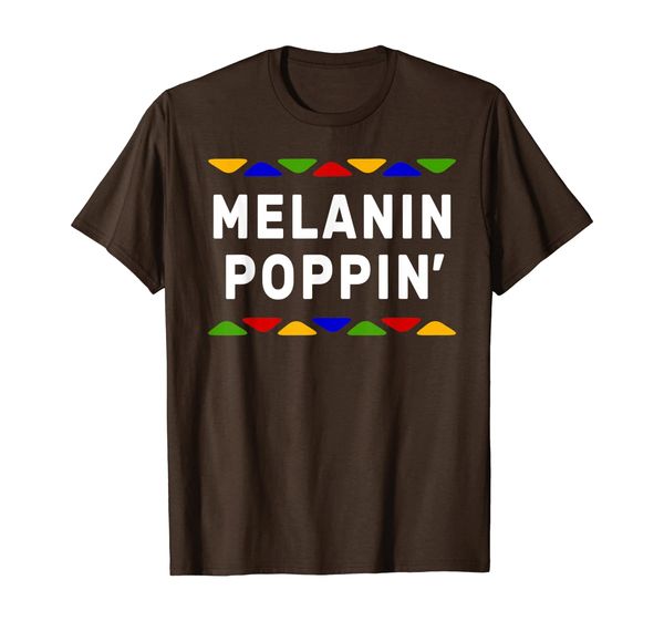 

Melanin Poppin Shirt for Women Strong Black Afro Culture, Mainly pictures