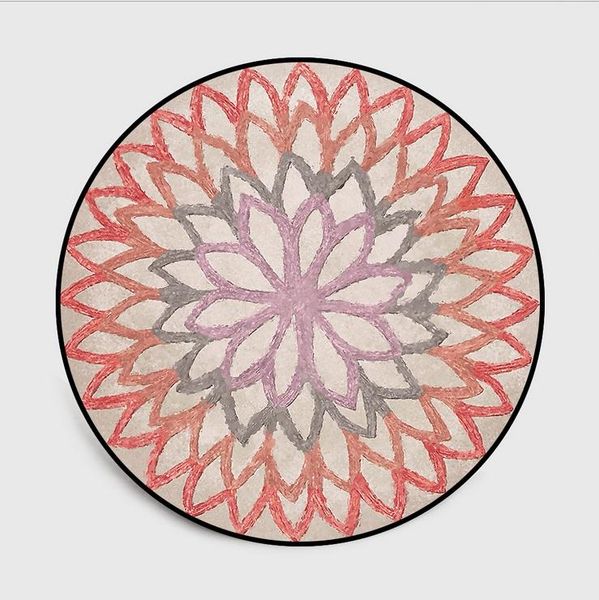 

carpets mylb nordic style geometric round for living room decor rug child/baby bedroom computer chair floor mat rugs cloakroom