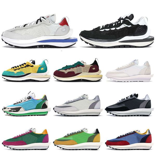 

mens vaporwaffle shoes black white nylon sail game royal string villain tour yellow green chunky dunky womens trainers sports sneakers 36-45