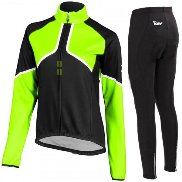 

racing sets vei womencycling jersey spring/autumn long sleeve set pants bicycle clothes sportwear clothing suit, Black;blue