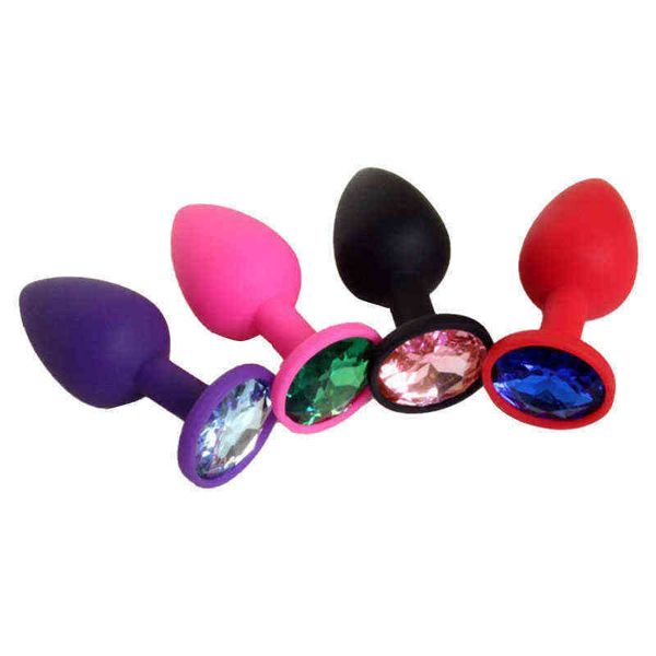 Nxy Sex Toys anali y Silicone Plug Massaggio per adulti per donne o uomini gay ma set Buttplug Butt s Products 1206