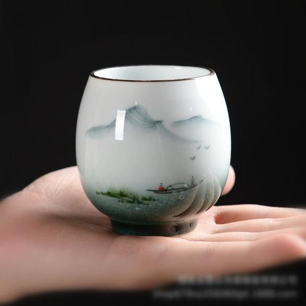 

cups & saucers hand-painted tea set cup teacup individual single master factory direct wholesale logo customization