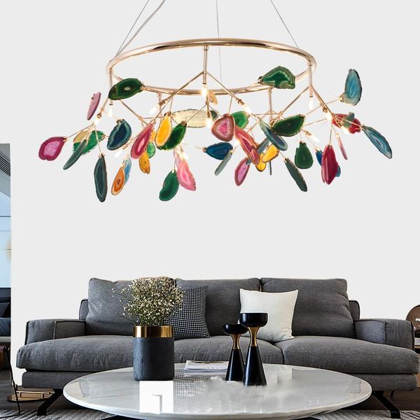 

pendant lamps nordic led iron luminaire suspendu deco chambre maison kitchen dining bar chandelier lamp living room