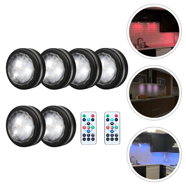 

cabinet light 1set rgb night lamps remote-control led lights atmosphere