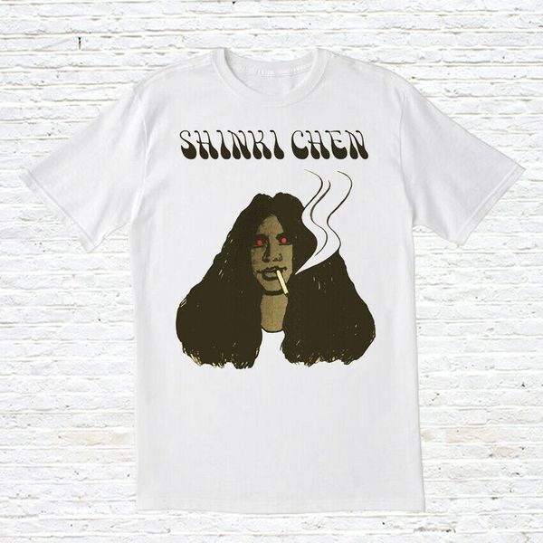 

shinki chen t-shirt (japrock/psych), White;black