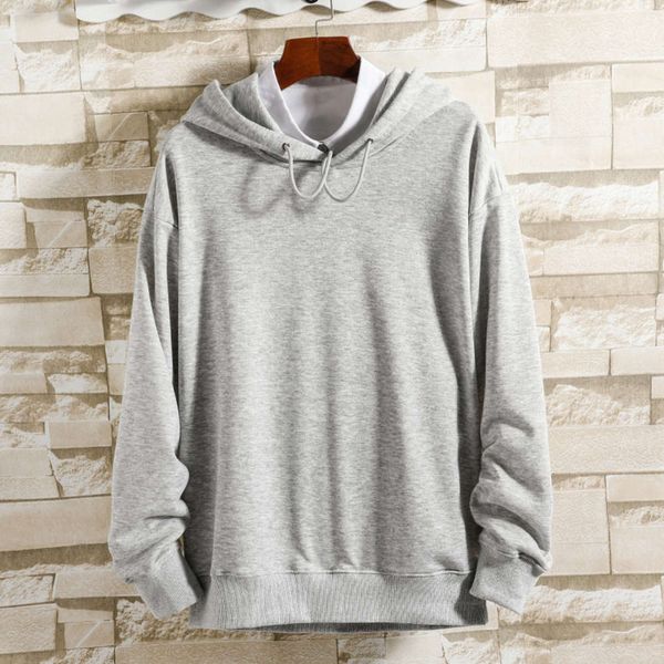 

men's hoodies hooded pullover trendy fashion brand student jacket winter wear, Black