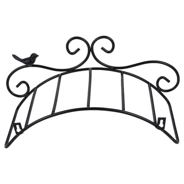 

wall mounted garden hose storage holder hanging rack (black) hangers & racks