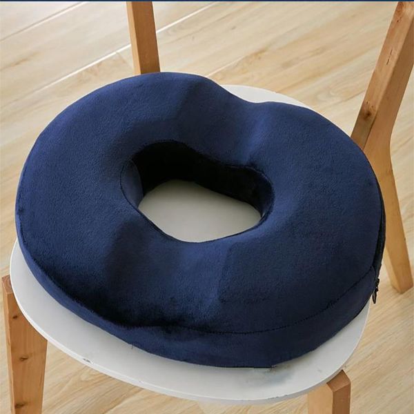 

cushion/decorative pillow office home caudal vertebra protect lumbar care zipper o shape chair cushion pad coccyx portable pain relief remov
