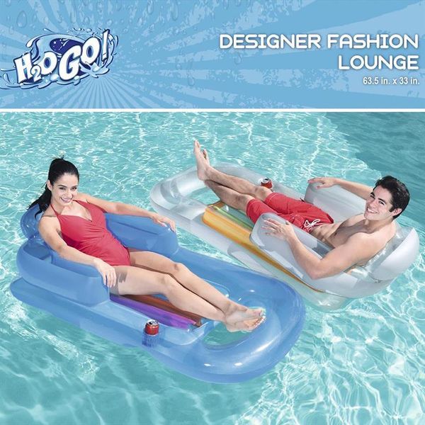 

inflatable floats & tubes summer folding floating row chair bed swimming pool toys hammock water sports party