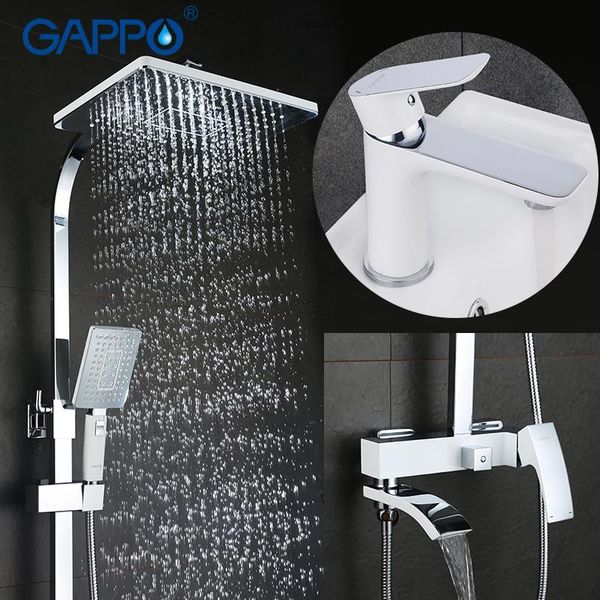 

shower faucets set bathtub faucet mixer tap waterfall wall head basin system bathroom sets