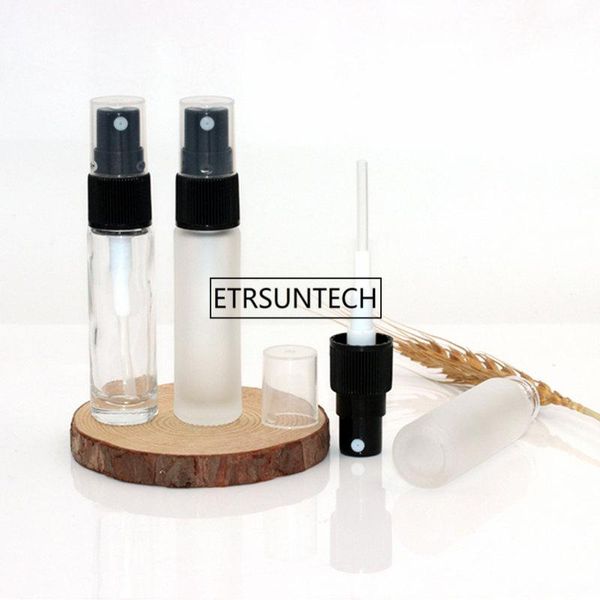 

travel portable 10ml thick transparent /frosted empty mist spray glass atomizer perfume bottle f20211805 packing bottles