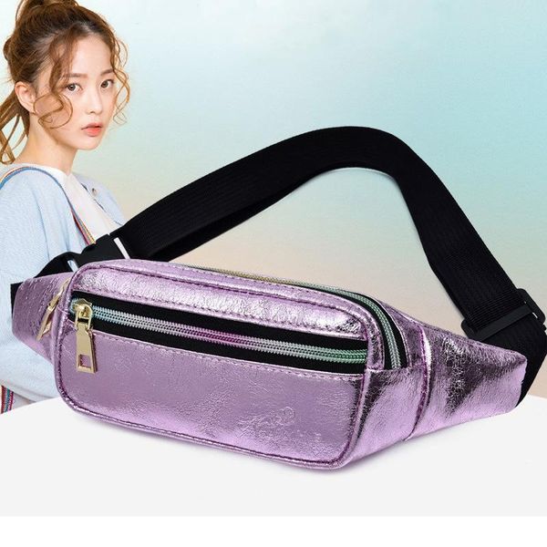 

waist bags fashiontrend women bag pack chest pu waterproof shoulder messenger simple fanny phone purse