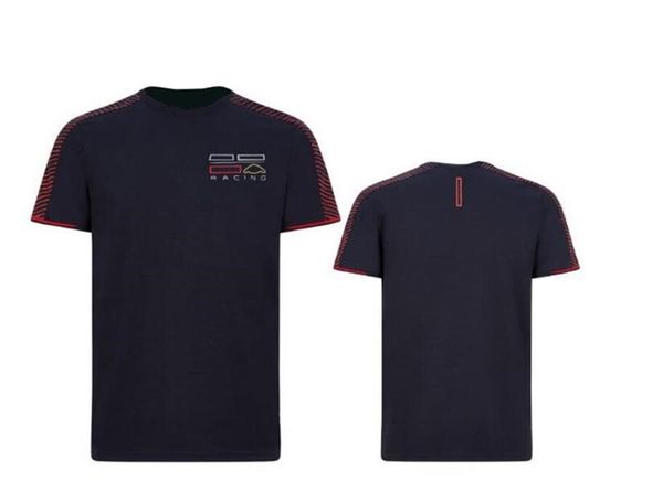 

summer f1 formula one racing suit short-sleeved t-shirt 2021 dutch sports round neck tee customized increase
